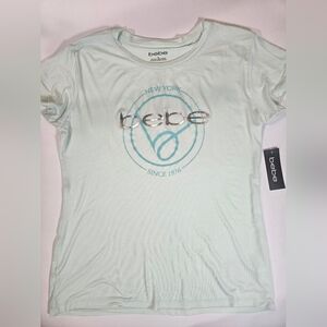 NWT Bebe Y2K T-shirt‎ Womens XL Mint Green